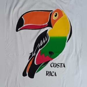 vintage single stitch Costa Rica Toucan Sam t shirt animal bird parrot